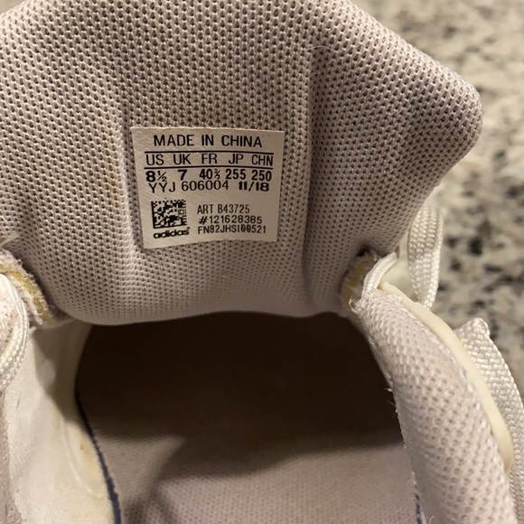 Adidas Cloud Foam Silver-Gray-White Running Shoes - Picture 13 of 16